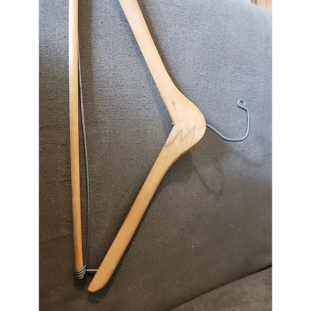 Vintage Lot Wooden Suit Hanger 18